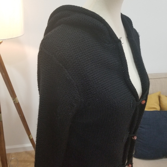 Sweater Hooded Cardigan - Picture 5 of 8